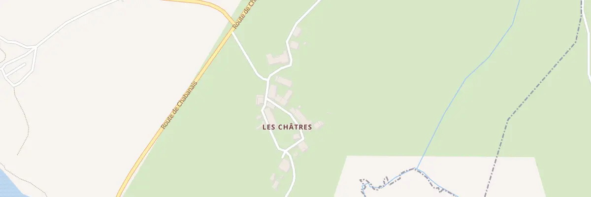 Plan du 5231 Les Chatres à Lésignac-Durand