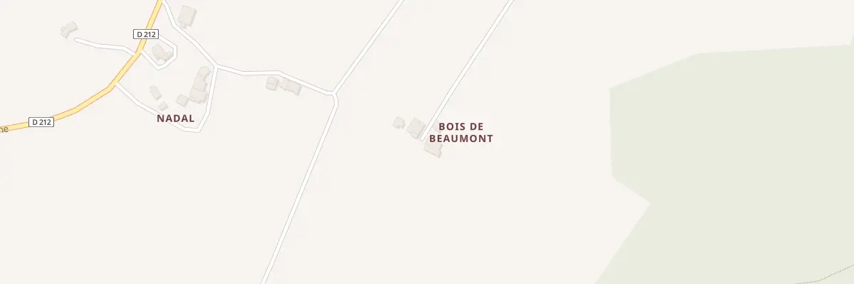 Plan du 42 Bois de Beaumont à Sembas