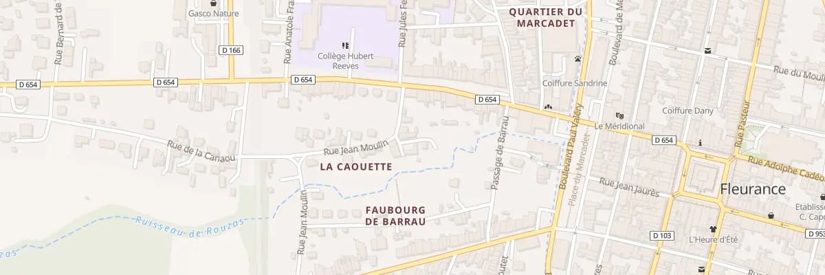 Plan du 3 Rue Jean Moulin à Fleurance