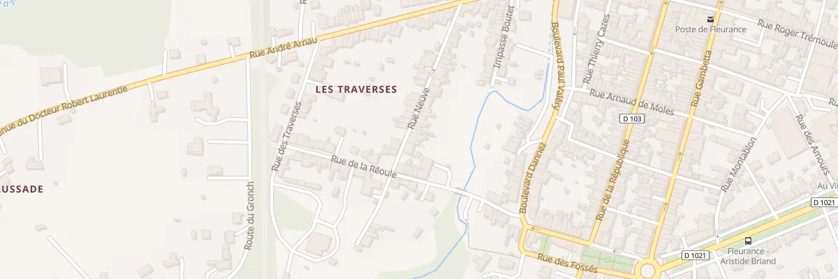 Plan du 4 Rue Neuve à Fleurance