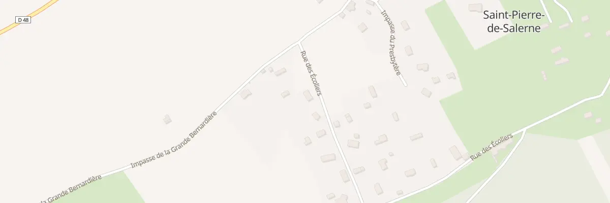 Plan du 72 Rue des Écoliers à Saint-Pierre-de-Salerne