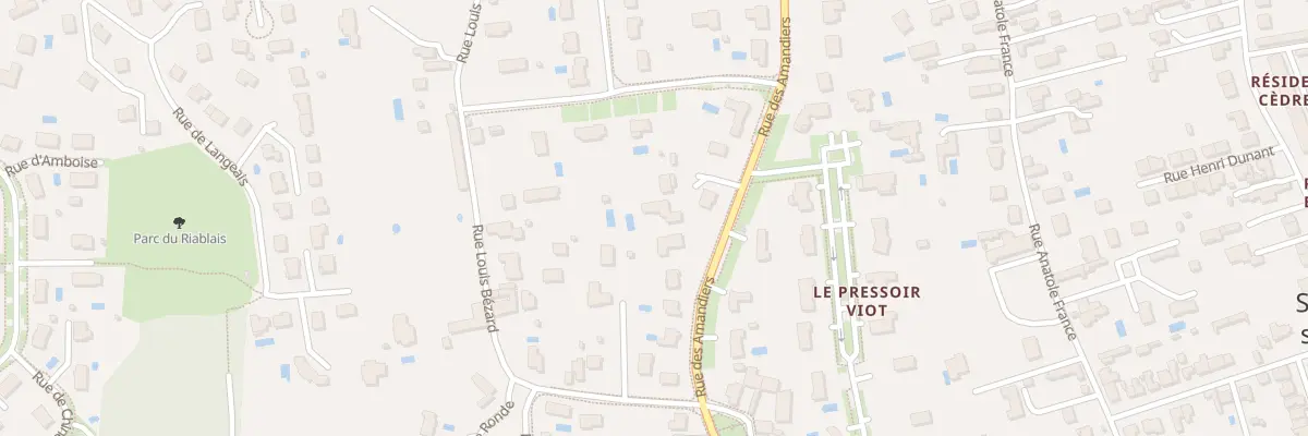 Plan du 52T Rue des Amandiers à Saint-Cyr-sur-Loire