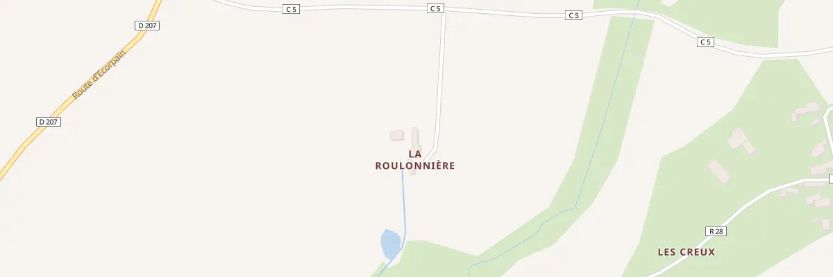 Plan du 5094 La Roulonniere à Écorpain