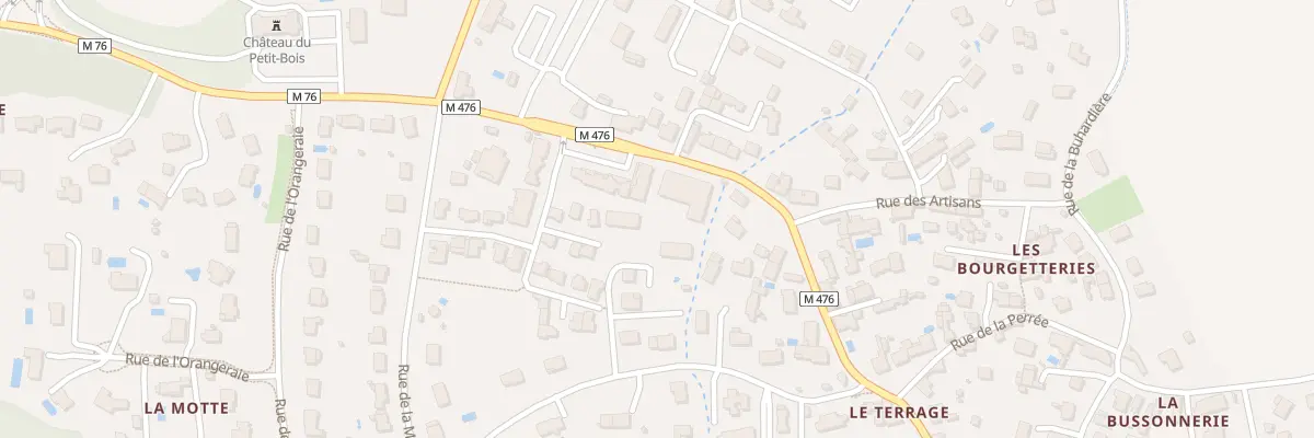 Plan du 42 Rue des Bourgetteries à Mettray