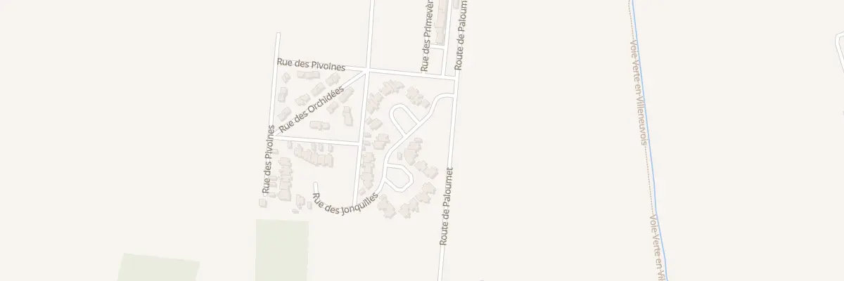 Plan du 1 Rue des Jonquilles à Bias