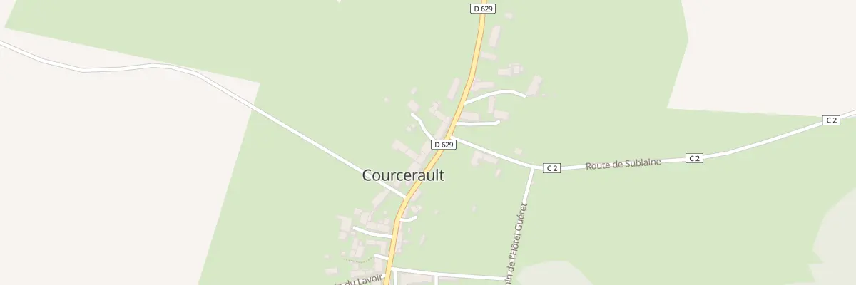 Plan du 17 Cour de la Métairie à Cour-Maugis sur Huisne