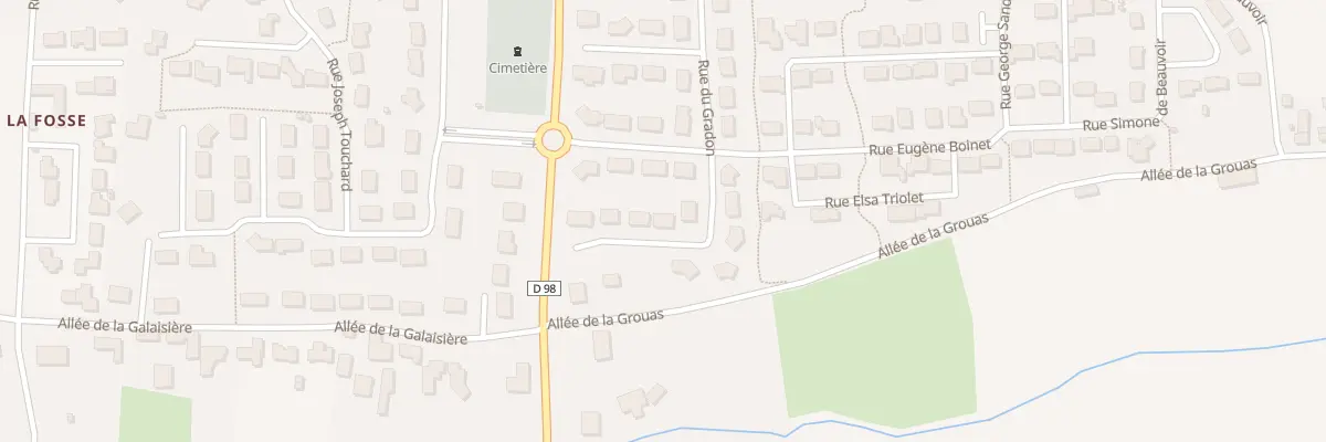 Plan du 7 Rue du Gradon à Cherré-Au