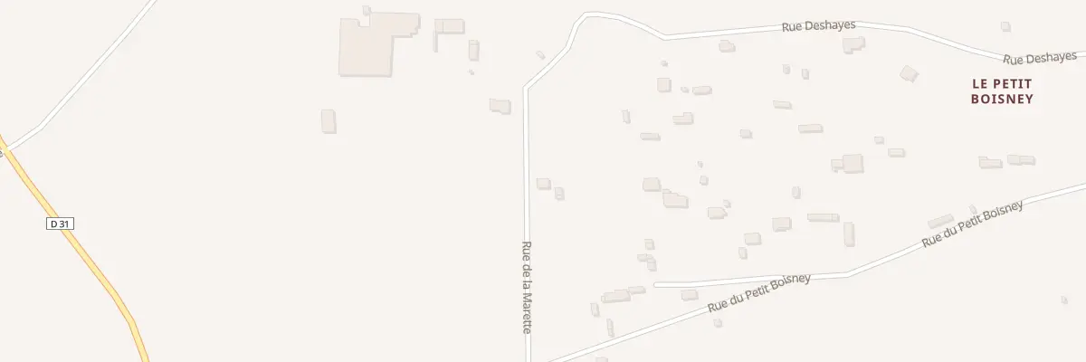 Plan du 1 Rue de la Marette à Boisney