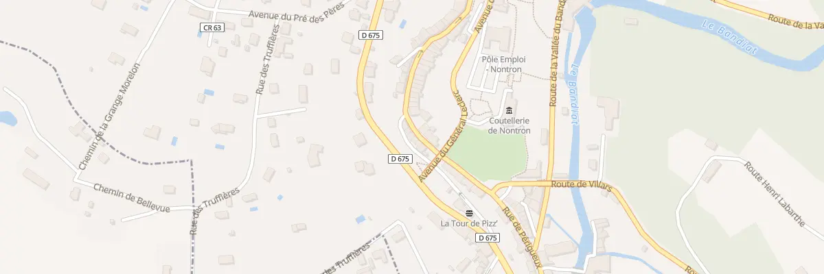 Plan du 4 Rue de Périgueux à Nontron