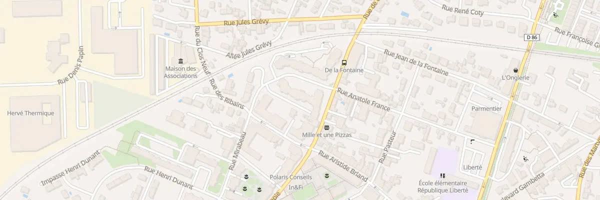 Plan du 4 Rue Jean Moulin à Joué-lès-Tours