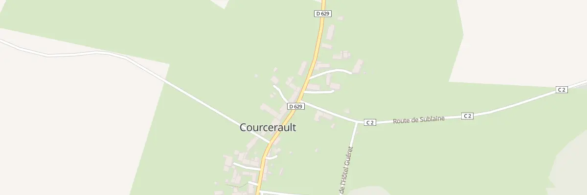 Plan du 169 Rte du Moulin de la Vove à Cour-Maugis sur Huisne