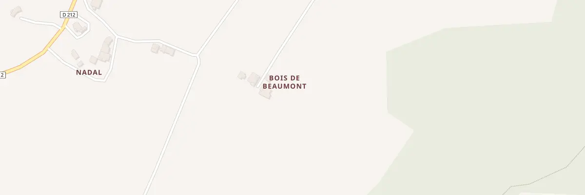 Plan du 43 Bois de Beaumont à Sembas