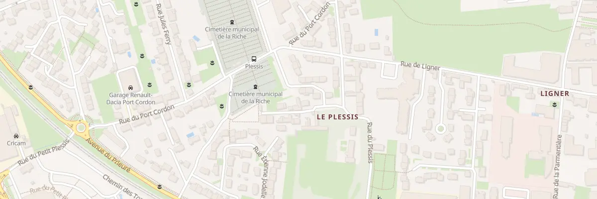 Plan du 7 Rue Philippe de Commines à La Riche