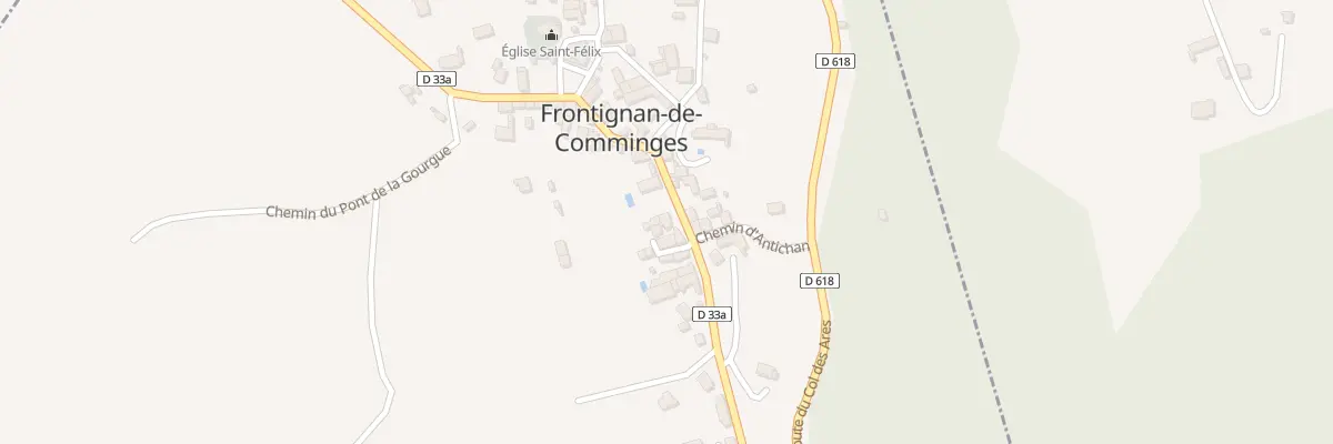 Plan du 34 Rte Principale à Frontignan-de-Comminges
