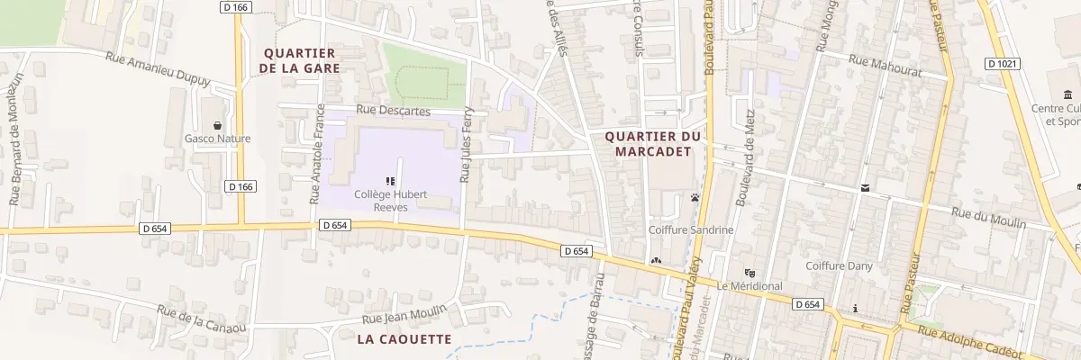 Plan du 11 Rue Joliot Curie à Fleurance
