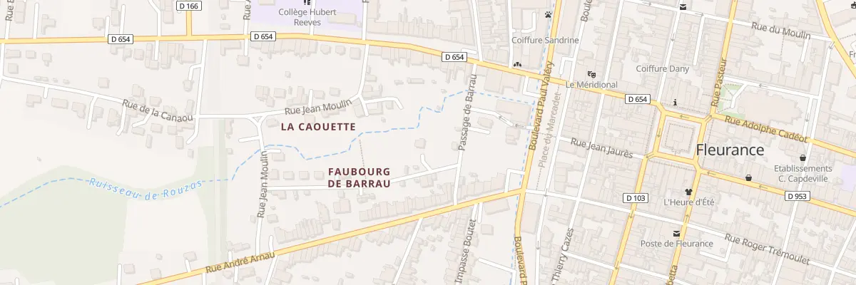 Plan du 21 Rue Aygueval à Fleurance