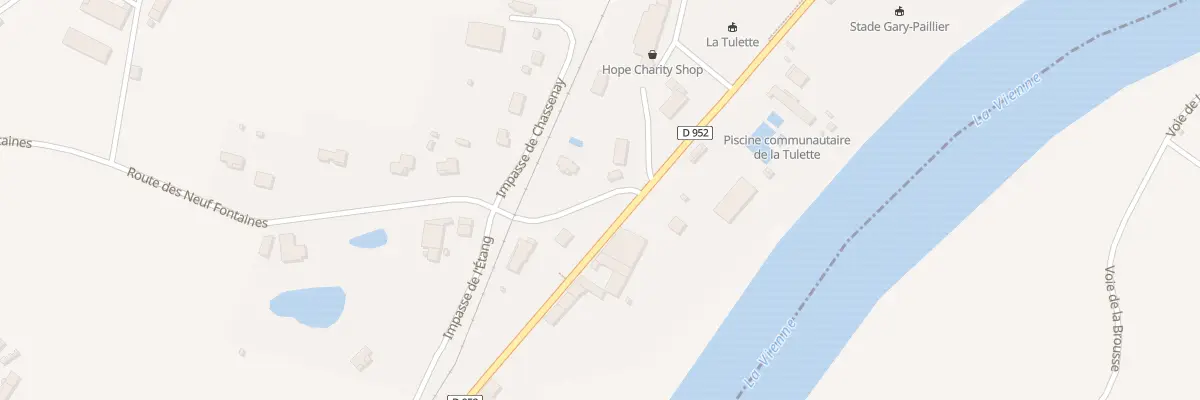 Plan du 2 Rte des Neufs Fontaines à Ansac-sur-Vienne