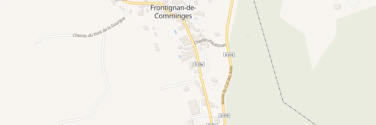 Plan du 40 Rte Principale à Frontignan-de-Comminges