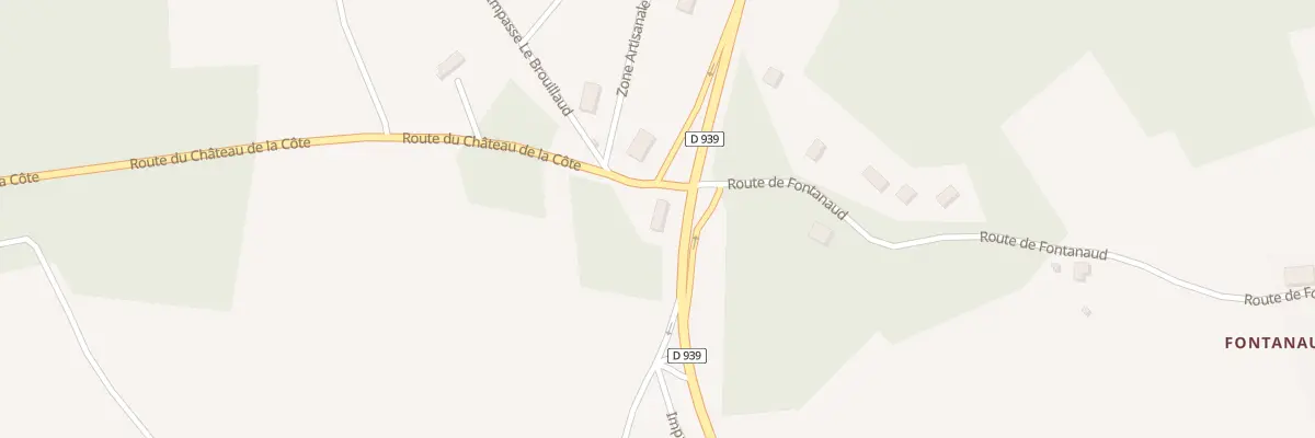 Plan du 85 Puylauriol à Biras
