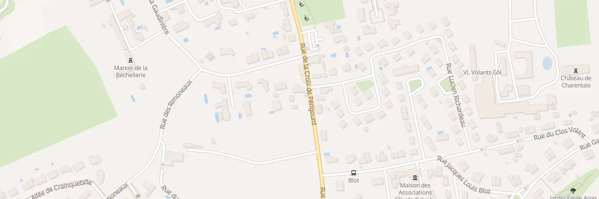Plan du 18 Rue de la Croix de Périgourd à Saint-Cyr-sur-Loire