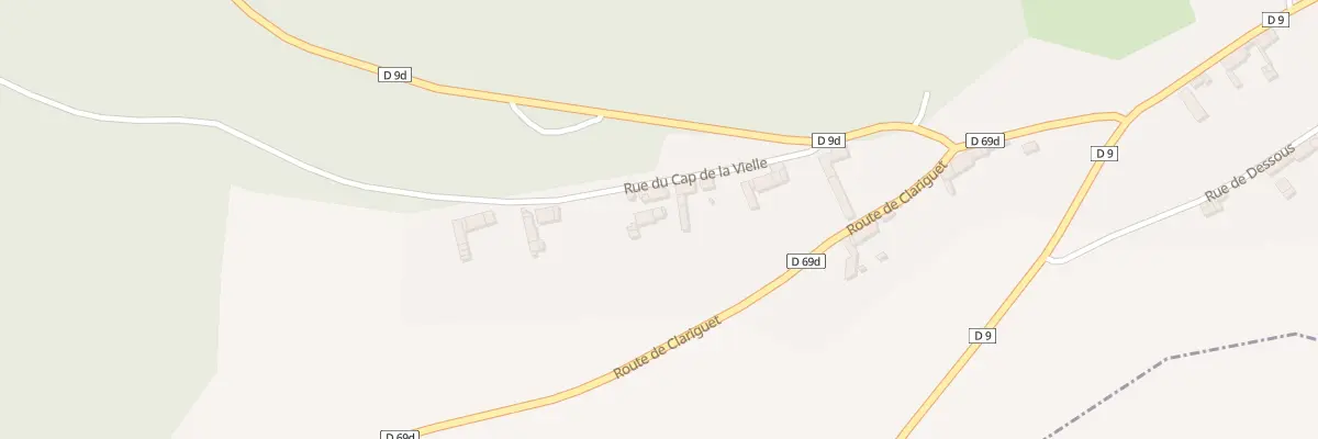 Plan du 37 Cap de la Vielle à Sarremezan