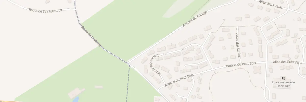 Plan du 26 Av des Acacias à Saint-Arnoult