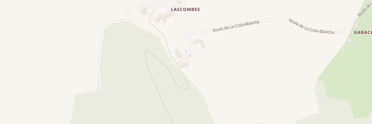 Plan du 340 Rte de La Croix-Blanche à Castella