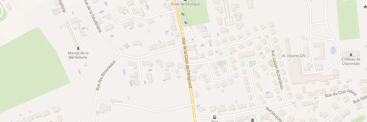 Plan du 22 Rue de la Croix de Périgourd à Saint-Cyr-sur-Loire