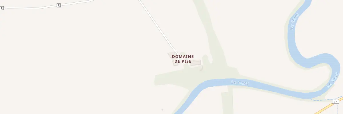 Plan du 614 Domaine de Pise à Astaffort