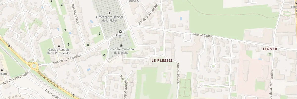 Plan du 11 Rue Philippe de Commines à La Riche