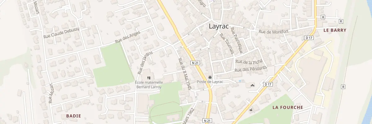 Plan du 93 Av MASSENET à Layrac