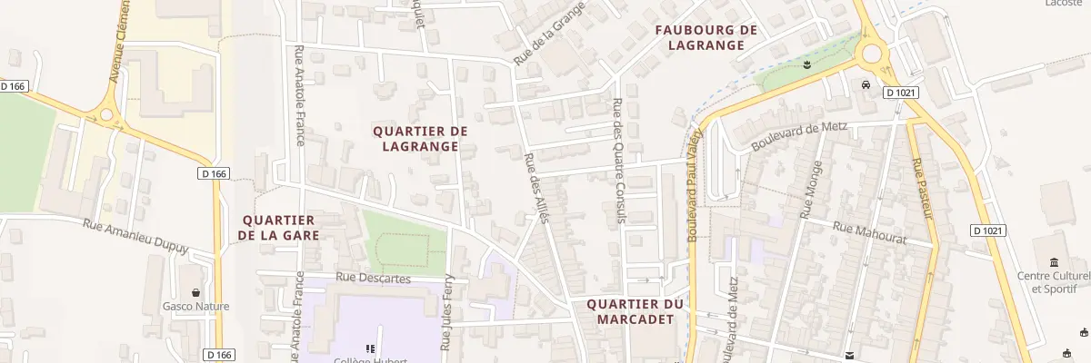 Plan du 34 Rue des Alliés à Fleurance