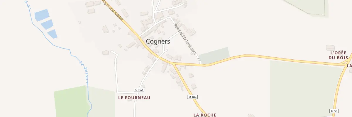 Plan du 3 Rue Raymond Adelet à Cogners