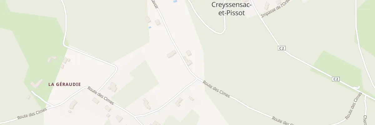 Plan du 80 Che du Lavoir à Creyssensac-et-Pissot