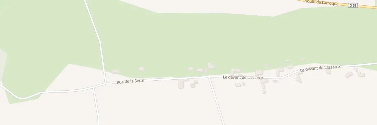 Plan du 920 Rue de la Serre à Lodes