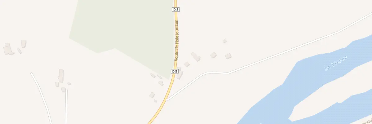 Plan du 1 Les Rouillières à Availles-Limouzine