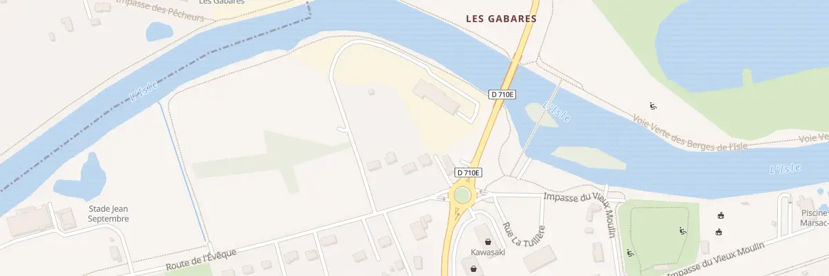 Plan du 2 Rte de l’Evêque à Marsac-sur-l’Isle