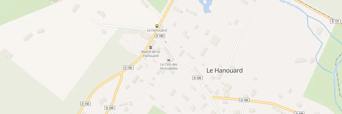 Plan de La Metairie au Hanouard