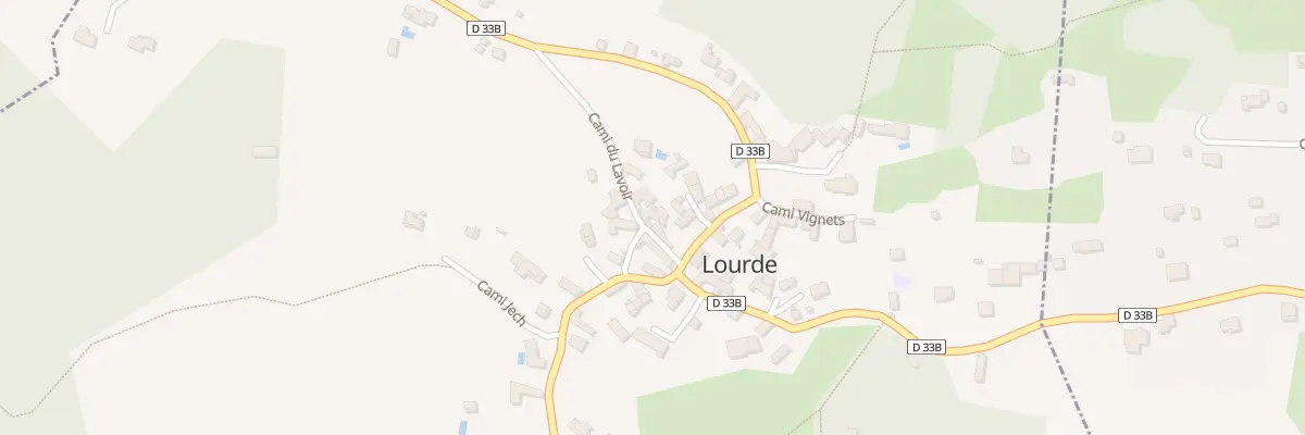 Plan du 14 Le Village à Lourde