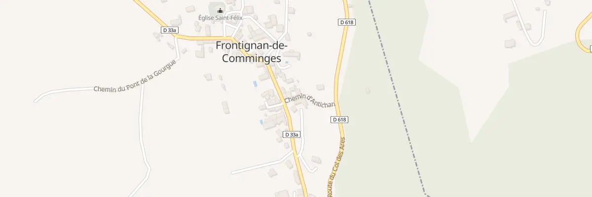 Plan du 2 Chem d’Antichan à Frontignan-de-Comminges