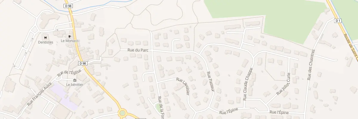 Plan du 3 Rue du Parc à Cherré-Au