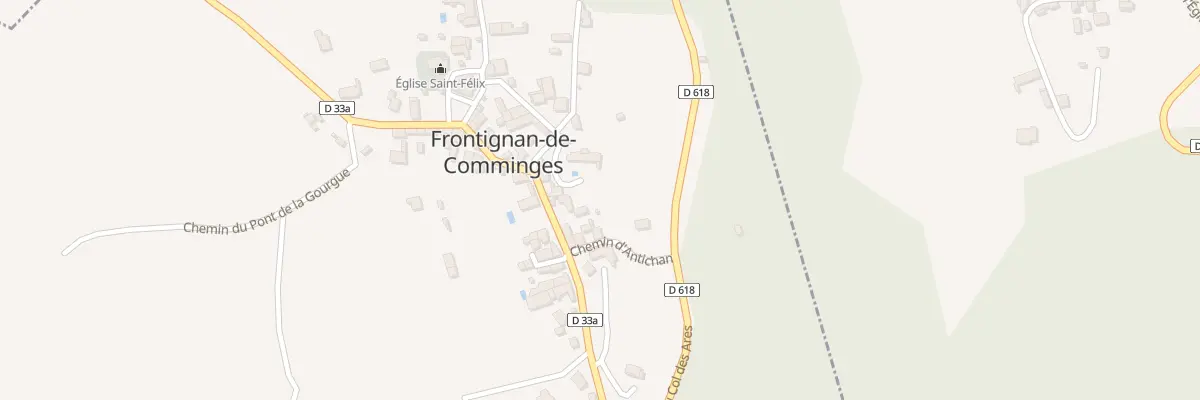 Plan du 27 Rte Principale à Frontignan-de-Comminges