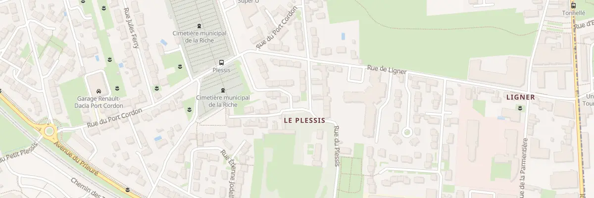 Plan du 16 Rue Philippe de Commines à La Riche