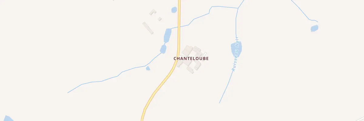 Plan du 1 Chanteloube à Availles-Limouzine