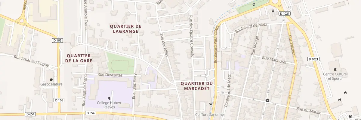 Plan du 18 Rue des Alliés à Fleurance