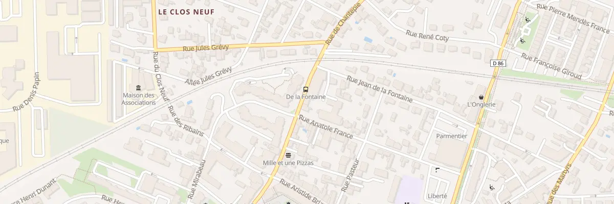 Plan du 54 Rue de Chantepie à Joué-lès-Tours