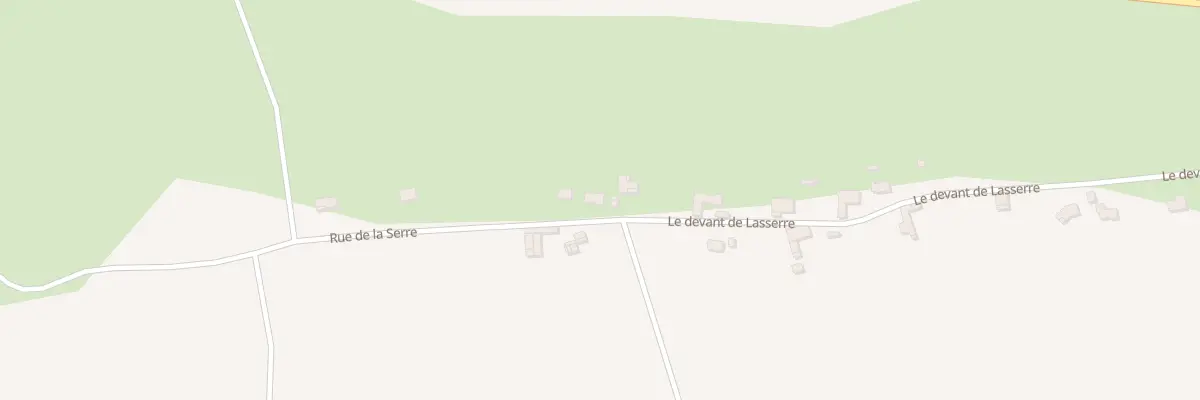 Plan du 95 Pagueres de Lasserre à Lodes