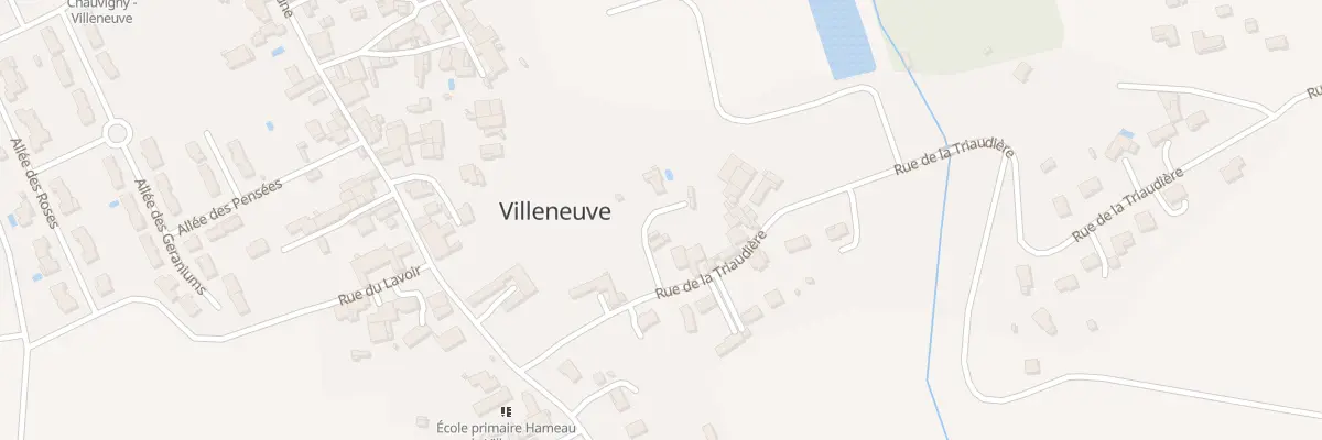 Plan du 7 Rue de la Triaudière à Chauvigny