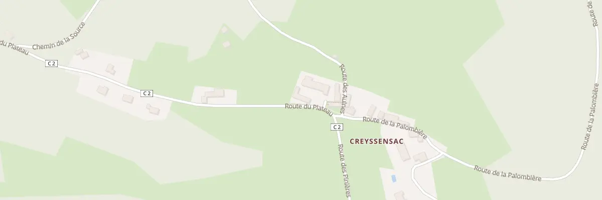 Plan du 50 Rte du Plateau à Creyssensac-et-Pissot