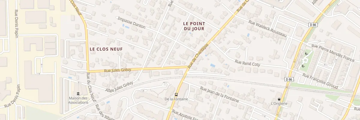 Plan du 33 Rue de Chantepie à Joué-lès-Tours